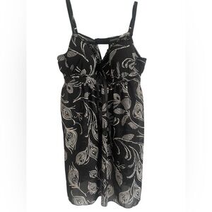 Bella Donna Intimates Babydoll Black White Lingerie Size XL